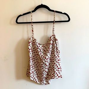 Floral print reformation tank top